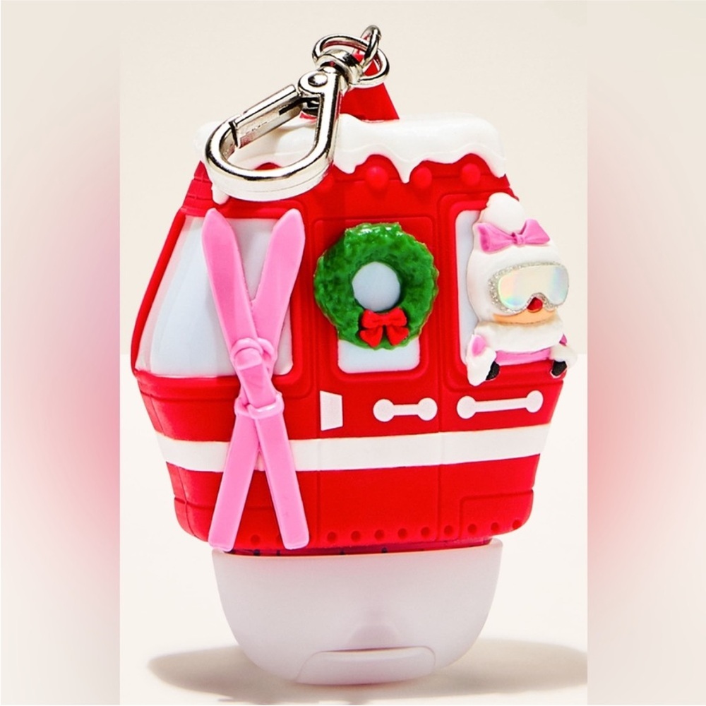 B&B Red Ski Lift Hand Sanitizer Holder
